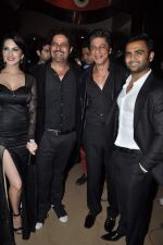 Shahrukh Khan, Sunny Leone, Sachiin Joshi at Jackpot premiere in PVR, Mumbai on 12th Dec 2013
